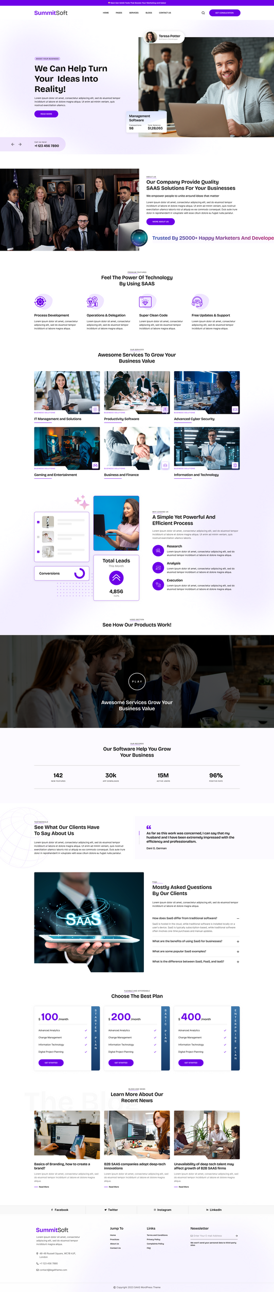 App Development WordPress Theme