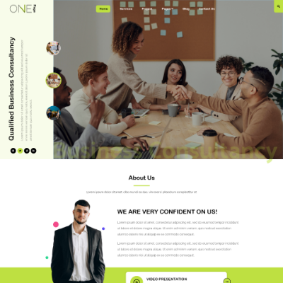 Business Consultant WordPress Theme