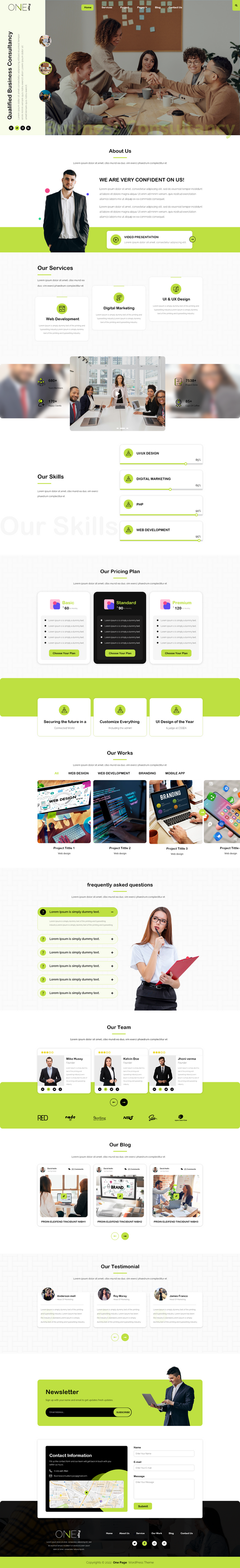 Business Consultant WordPress Theme