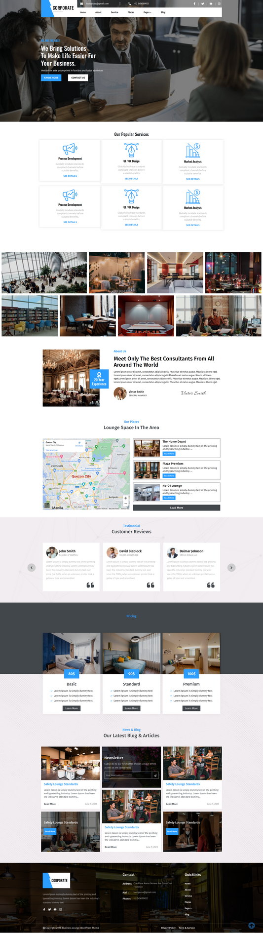 Corporate WordPress Theme