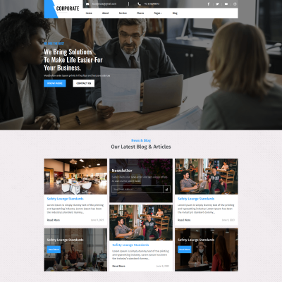 Corporate WordPress Theme