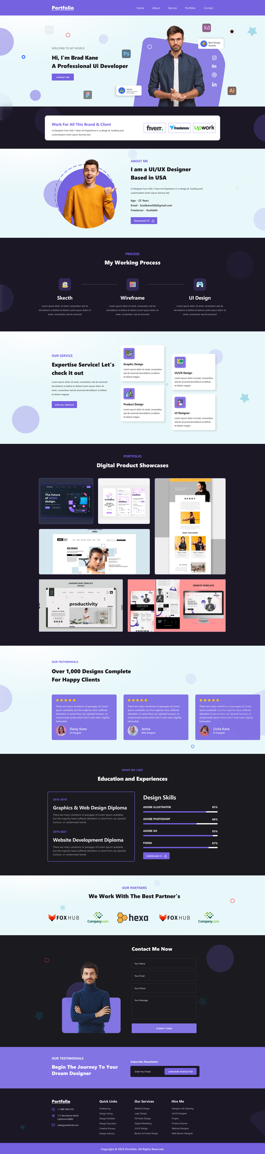 CV WordPress Theme