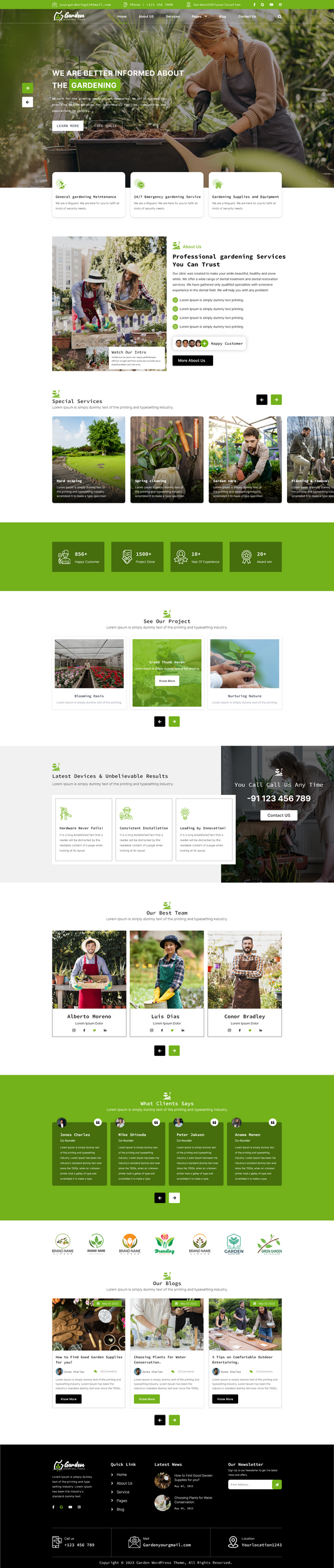 Farm WordPress Theme