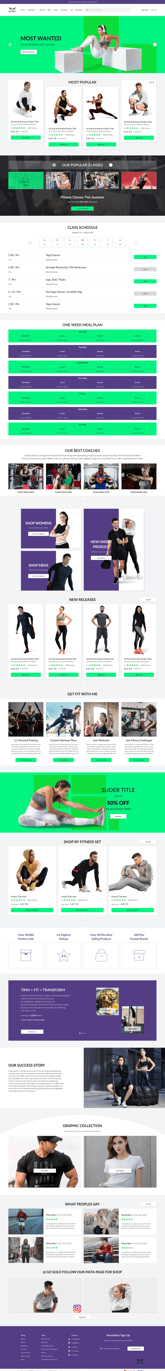 Fitness WordPress Theme