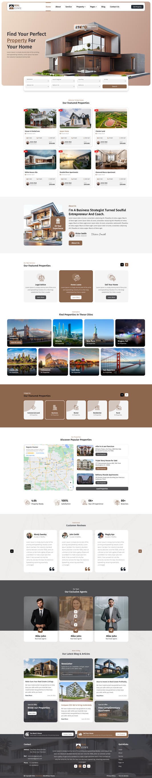 Property Management WordPress Theme