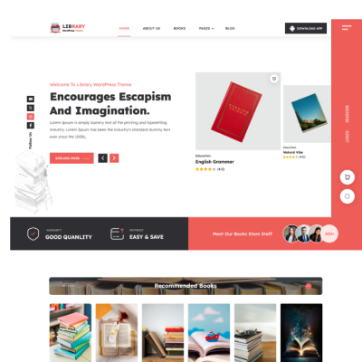 Library WordPress Theme