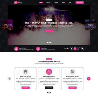 Event Management WordPress Theme