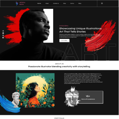 Illustrator WordPress Theme