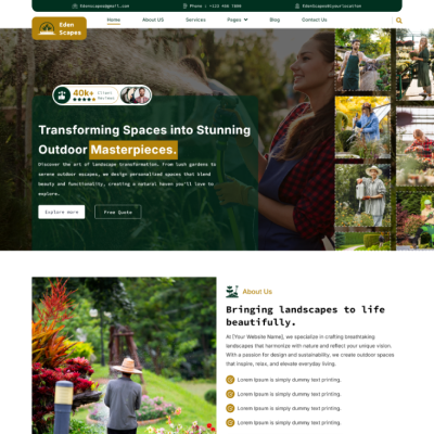 Landscaper WordPress Theme