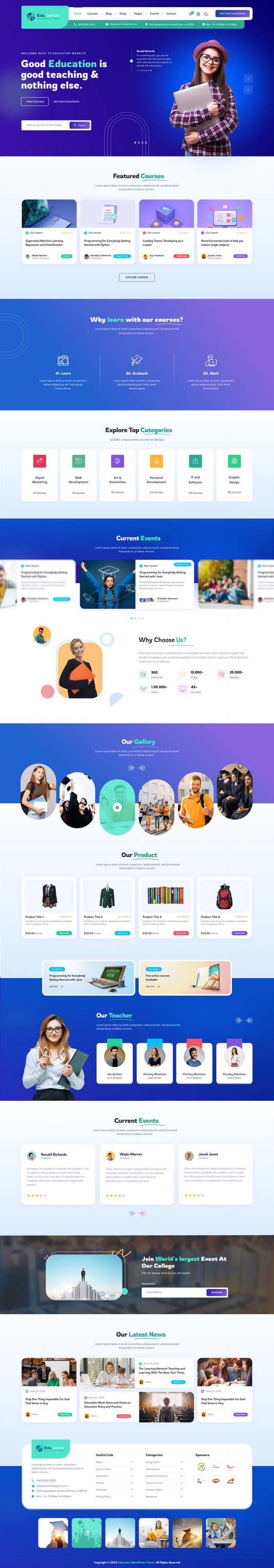 School WordPress Theme