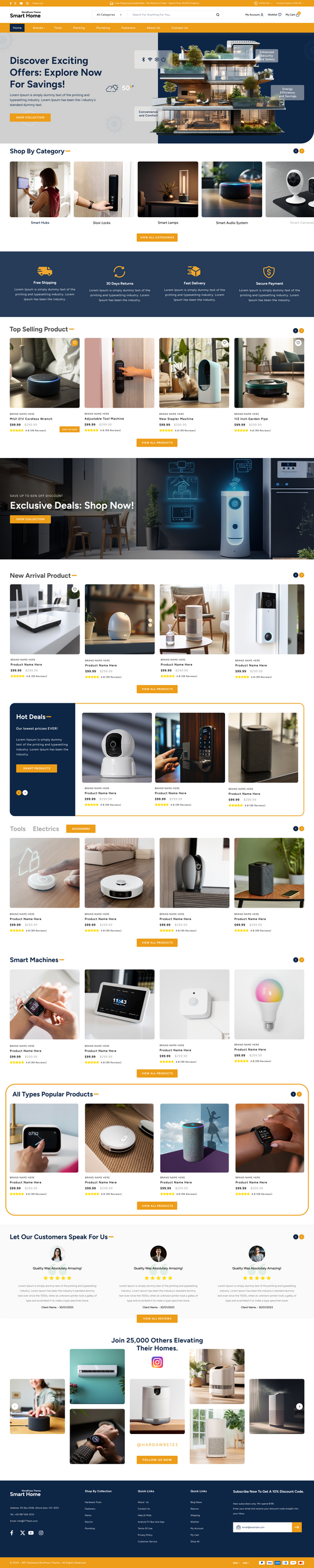 Smart Home WordPress Theme