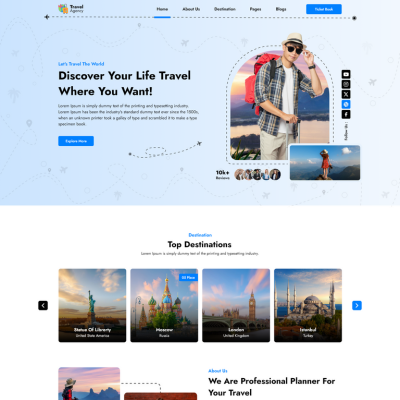 Travel Booking WordPress Theme