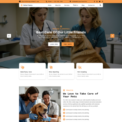 Veterinary WordPress Theme